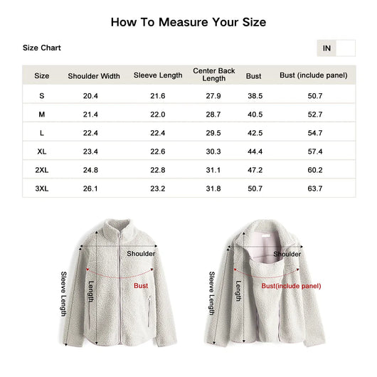 Women Before & After Babywearing Fleece Jacket-Cream